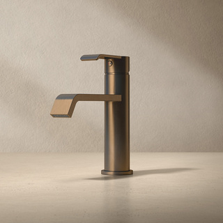 Håndvaskarmatur Loxia Lav Børstet Bronze