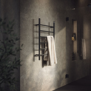 Håndklædetørre Salix 820X500 Mat Sort