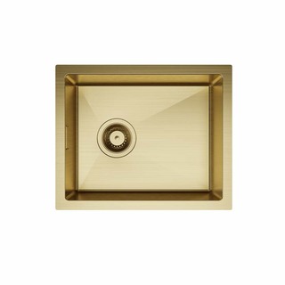 Køkkenvaske Esox Børstet Messing 320X400