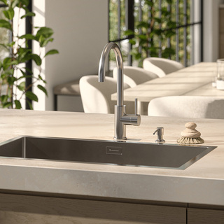 Køkkenarmatur Ciconia Uden Lukning Børstet Rustfri