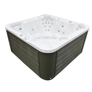 Udendørs Spabad Sandhamn  Hvid/Grå Med Termolåg - 2026