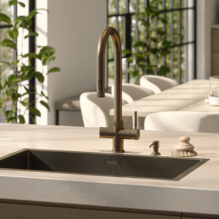 Køkkenarmatur Zenit Xl Udtræk & Lukning Børstet Bronze