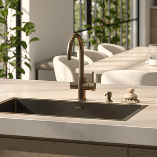 Køkkenarmatur Ciconia Med Lukning Børstet Bronze