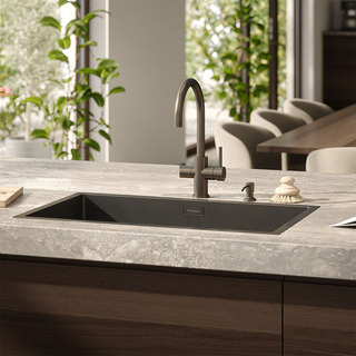 Køkkenvaske Esox Børstet Bronze 200X400