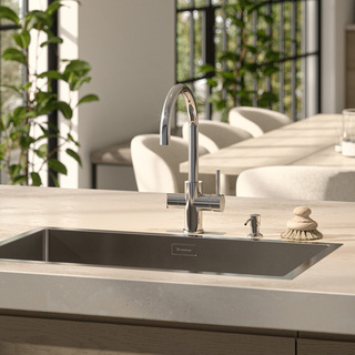 Køkkenarmatur Ciconia Med Lukning Blank Rustfri