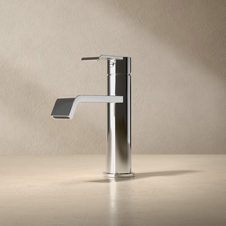 Håndvaskarmatur Loxia Lav Blank Rustfri