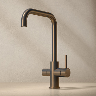 Køkkenarmatur Strix Med Lukning Børstet Bronze