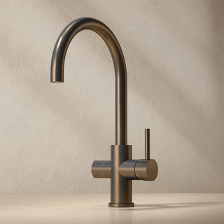 Køkkenarmatur Ciconia Med Lukning Børstet Bronze