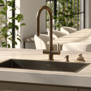 Køkkenarmatur Ciconia Xl Udtræk & Lukning Børstet Bronze