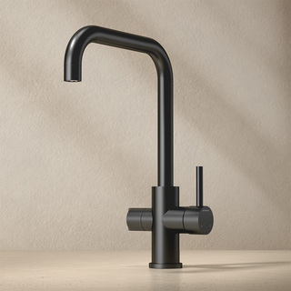 Køkkenarmatur Strix Med Lukning Mat Sort