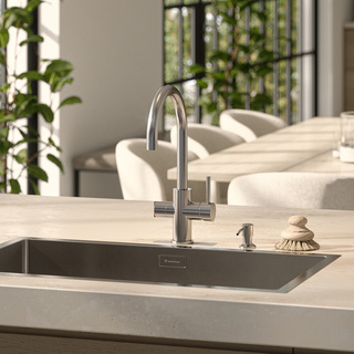 Køkkenarmatur Ciconia Med Lukning Børstet Rustfri