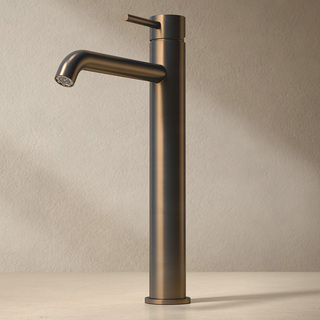 Håndvaskarmatur Corax Høj Børstet Bronze