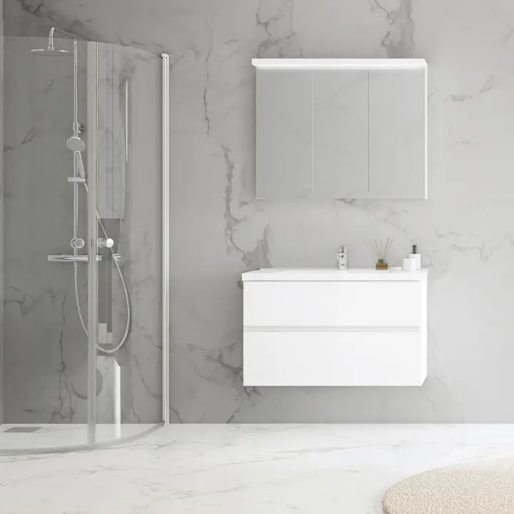 Badeværelsesmøbel Westerbergs Himmel hvid bredde 900