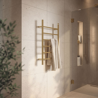 Håndklædetørre Salix 820X500 Børstet Messing