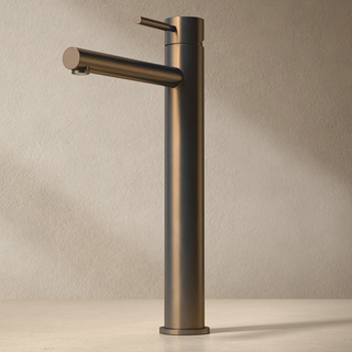 Håndvaskarmatur Asio Høj Børstet Bronze