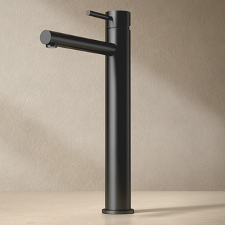 Håndvaskarmatur Asio Høj Mat Sort
