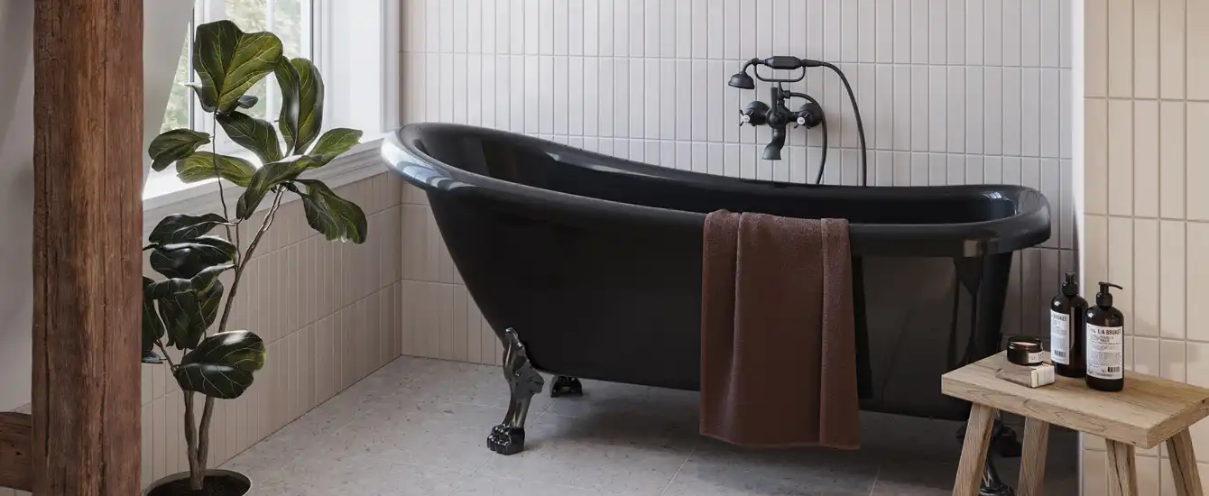 Badekar Westerbergs Sofia sort