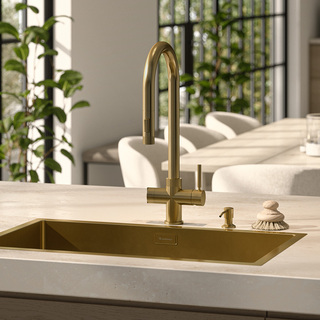 Køkkenarmatur Zenit Xl Udtræk & Lukning Børstet Messing