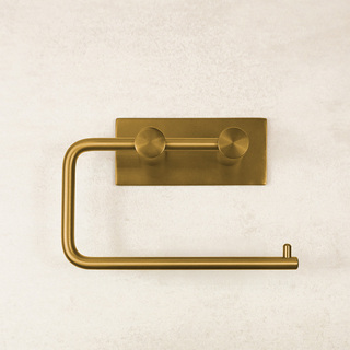 Toiletpapirholder 1-Knage Børstet Messing