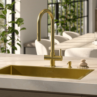 Køkkenarmatur Ciconia Xl Udtræk & Lukning Børstet Messing