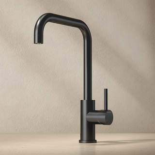 Køkkenarmatur Strix Uden Lukning Mat Sort