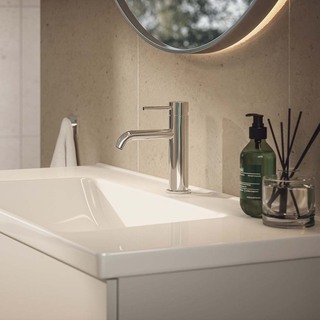 Håndvaskarmatur Corax Lav Blank Rustfri