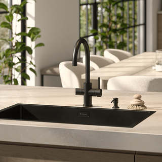 Køkkenarmatur Ciconia Med Lukning Mat Sort