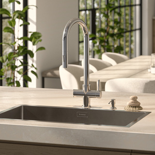 Køkkenarmatur Ciconia Xl Udtræk & Lukning Blank Rustfri