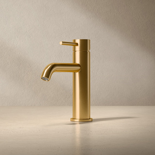 Håndvaskarmatur Corax Lav Børstet Messing