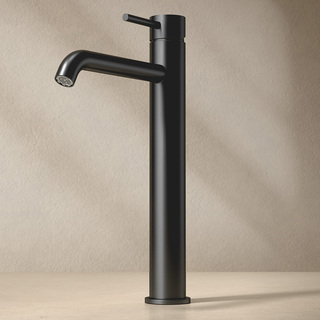 Håndvaskarmatur Corax Høj Mat Sort