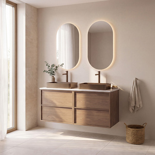 Underskab Afton 1200D Brun Eg