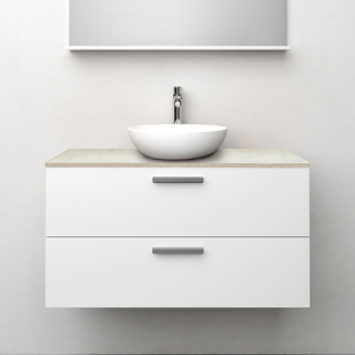 Underskab Jord Hvid Matt 1000