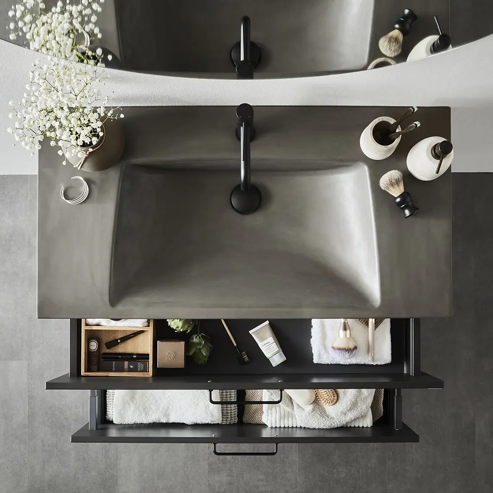 håndvask beton detalje