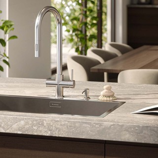 Sæbepumpe Børstet Rustfri