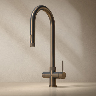 Køkkenarmatur Zenit Xl Udtræk & Lukning Børstet Bronze