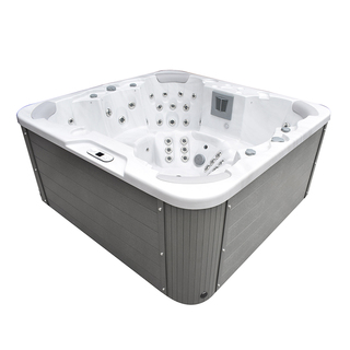 Spa Viken Hvid Marmorert/Grå Med Termolåg - 2026