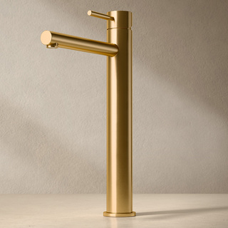 Håndvaskarmatur Asio Høj Børstet Messing