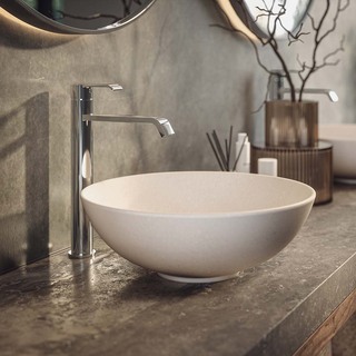 Håndvaskarmatur Loxia Høj Blank Rustfri