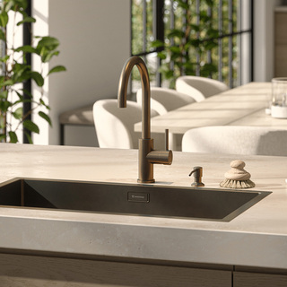 Køkkenarmatur Ciconia Uden Lukning Børstet Bronze