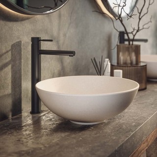 Håndvaskarmatur Asio Høj Mat Sort