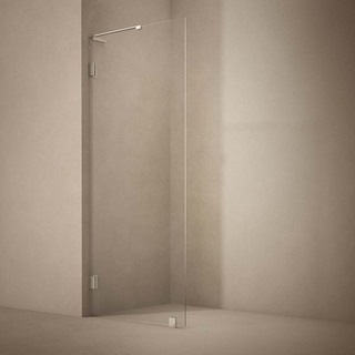 Brusevægge Lynx Klarglass 100 Krom