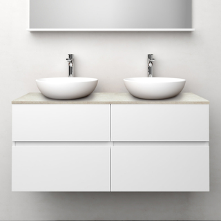 Underskab Himmel Hvid Matt 1200D