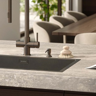 Sæbepumpe Børstet Bronze