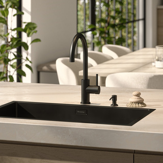 Køkkenarmatur Ciconia Uden Lukning Mat Sort