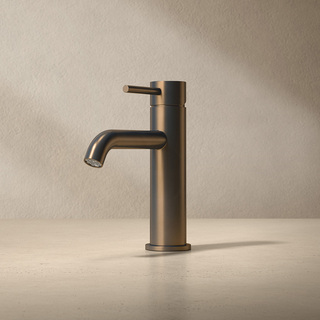 Håndvaskarmatur Corax Lav Børstet Bronze