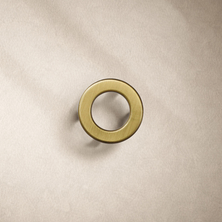 Dekorring Håndvask Børstet Messing