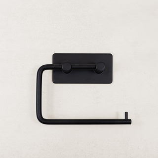 Toiletpapirholder 1-Knage Mat Sort