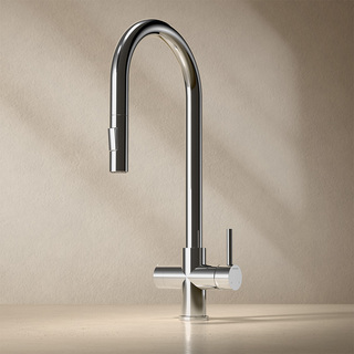 Køkkenarmatur Ciconia Xl Udtræk & Lukning Blank Rustfri