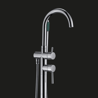 Badekarsarmatur Forsa Golvmodel Krom